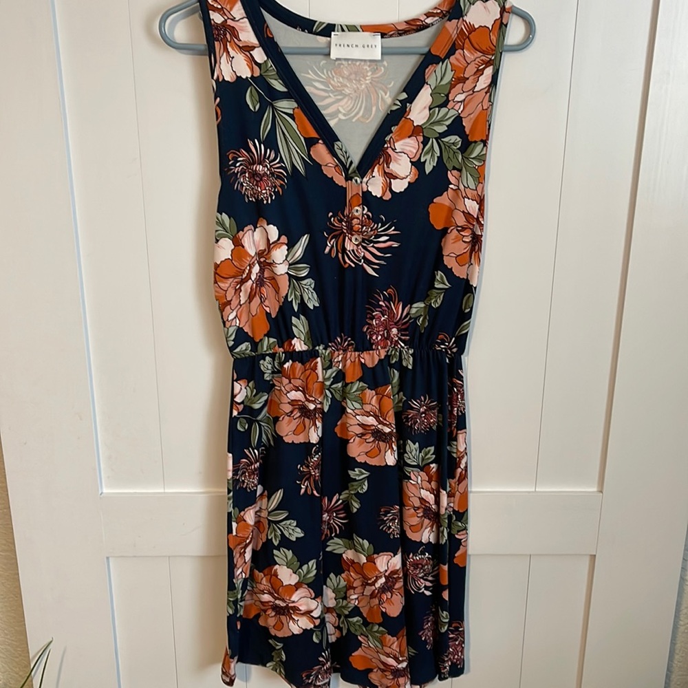 French Grey Tank Dress